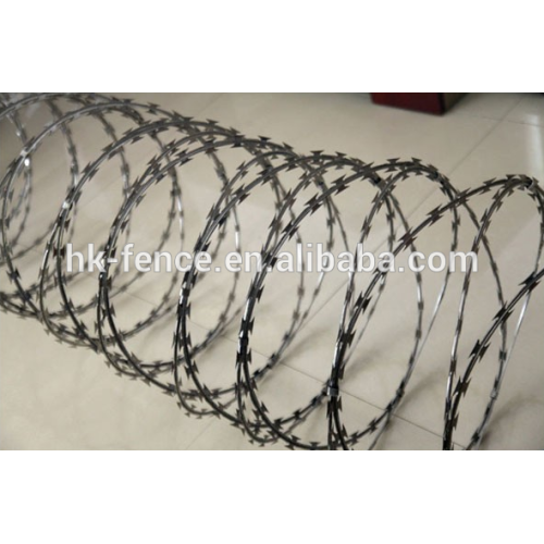 hot-dipped galvanized BTO-22 Concertina Razor barbed wire